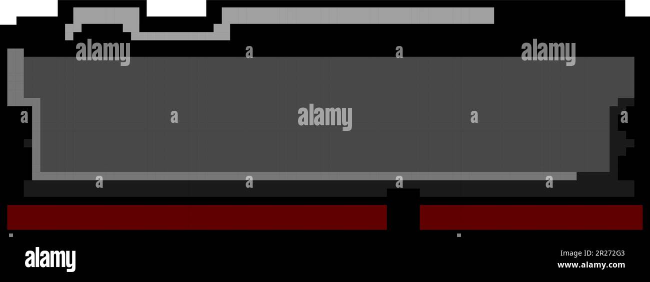 chip desktop memory game pixel art vector illustration Stock Vector