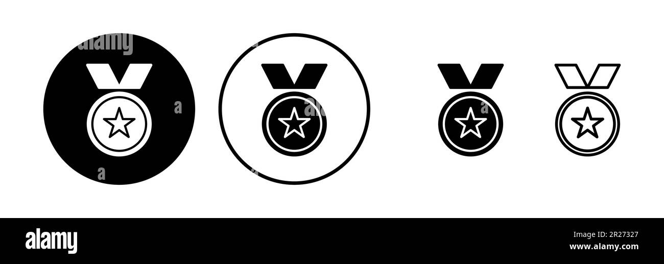 Achieve icon vector. medal icon vector. award. Certificate Stock Vector ...