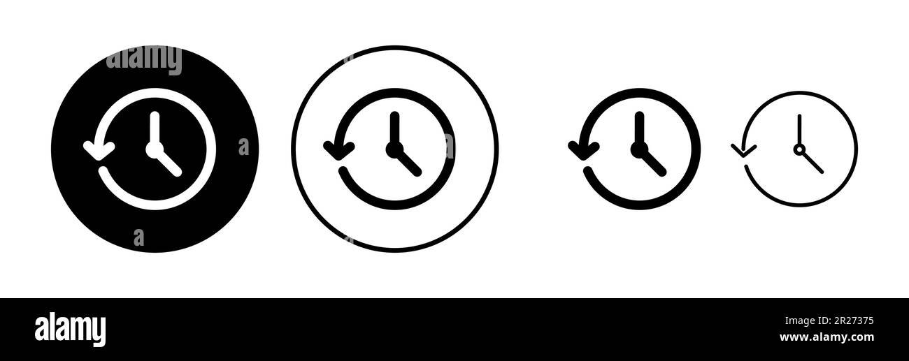 History icon vector. redo history icon Stock Vector Image & Art Alamy