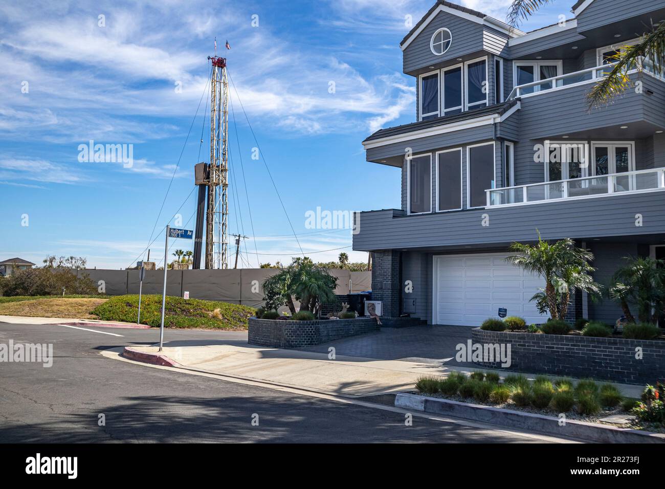 Residences next to Natural gas production facility operating on