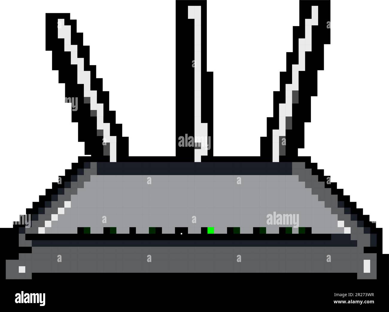 lan dsl modem game pixel art vector illustration Stock Vector Image