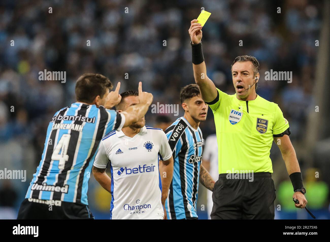 SP - Sao Paulo - 04/03/2022 - PAULISTA 2022 FINAL, PALMEIRAS X SAO PAULO -  Referee Raphael Claus during a match between Palmeiras and Sao Paulo at the  Arena Allianz Parque stadium