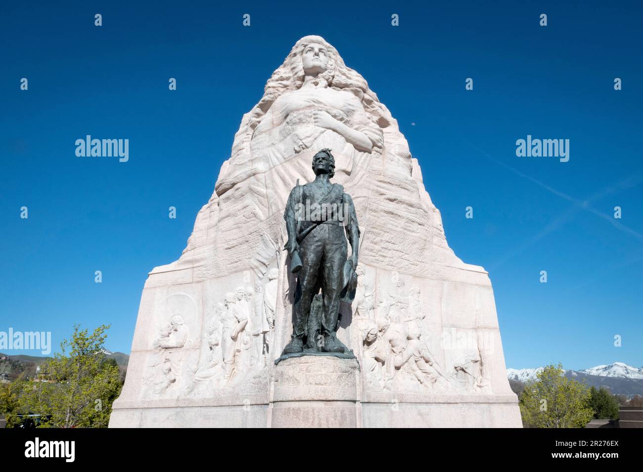 USA, Utah. Mormon Battalion Monument Stock Photo Alamy