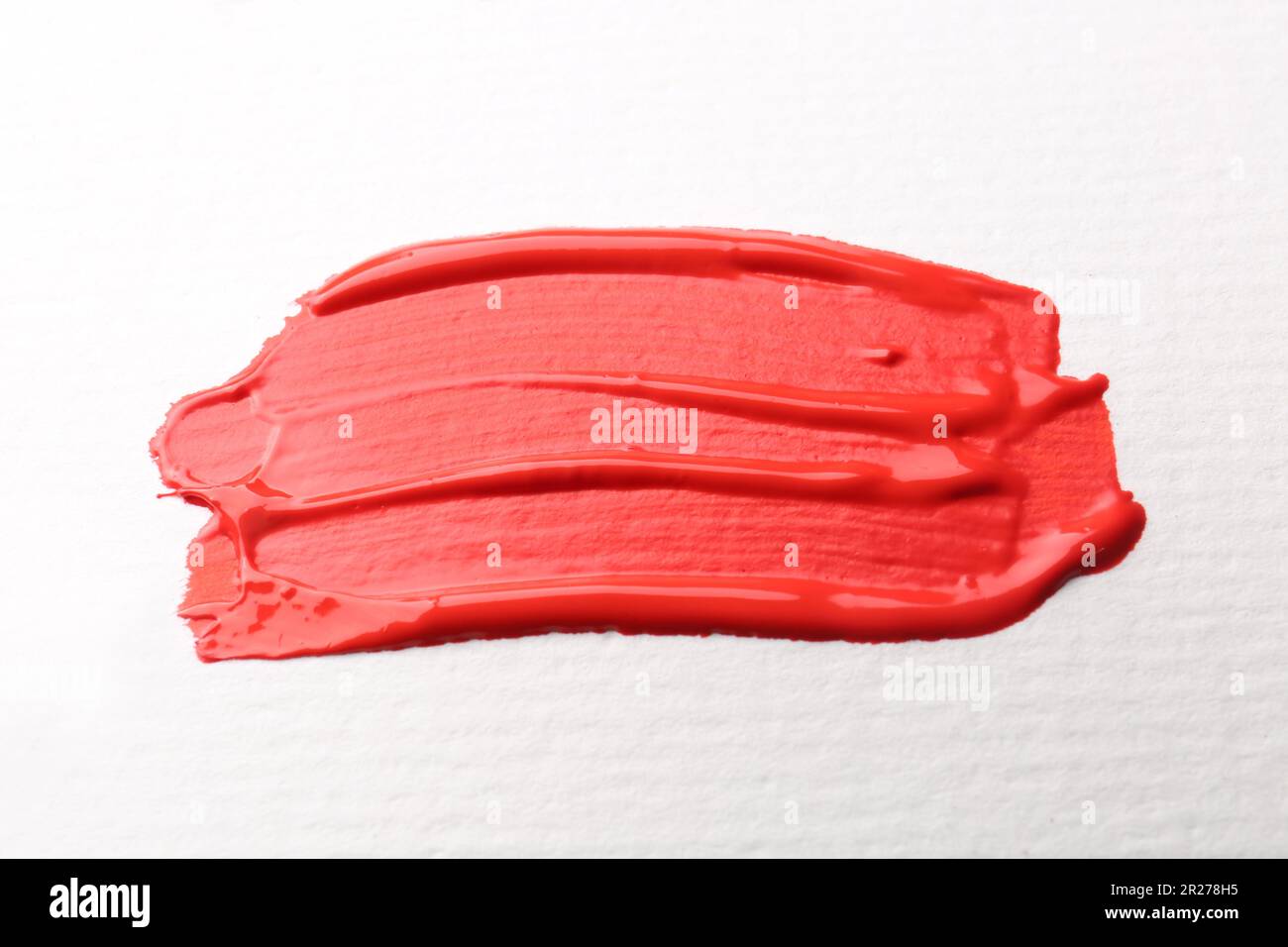Red Color Smear Beautiful red paint smear hi-res stock photography and images - Alamy