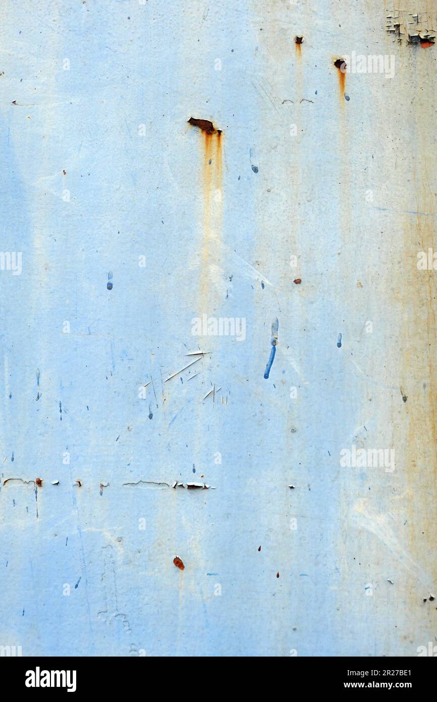 Rusty Zinc metal for Background. Stock Photo