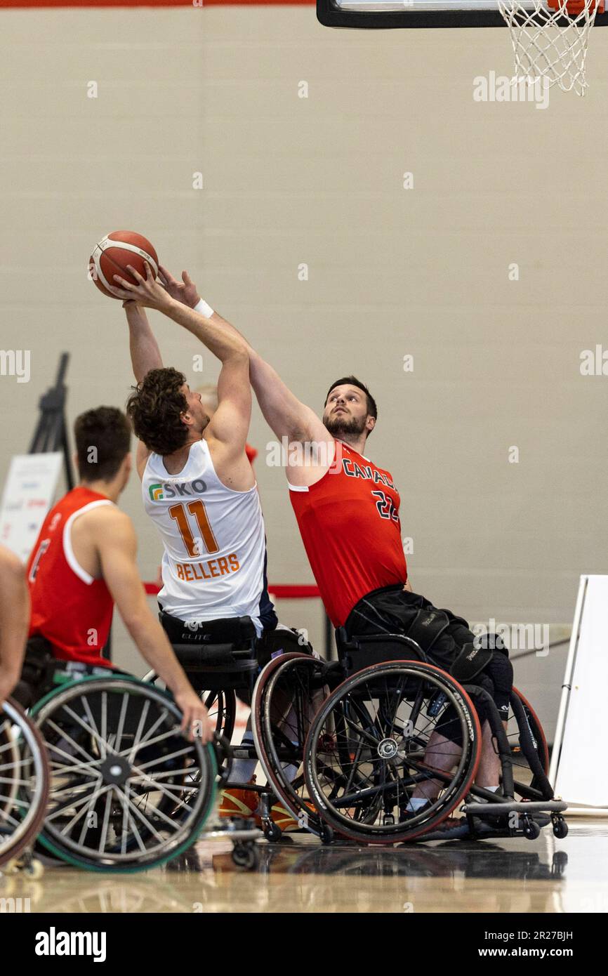 Ottawa, Canada. 17 May 2023. Dani Bigu (22) of the Canada Men's