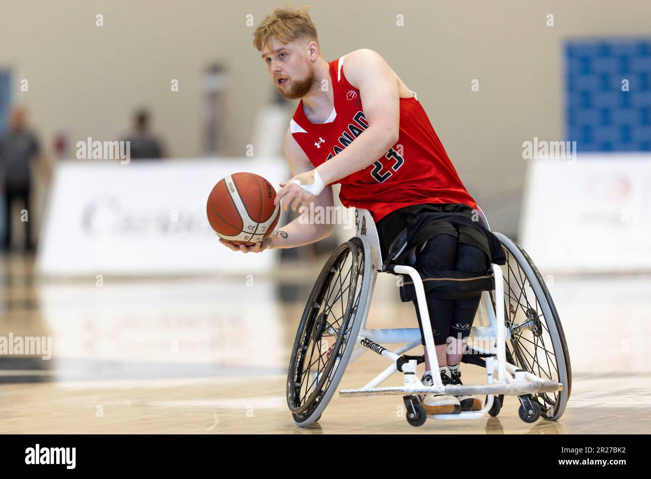 Ottawa, Canada. 17 May 2023. Wes Johnston (23) of the Canada Men's