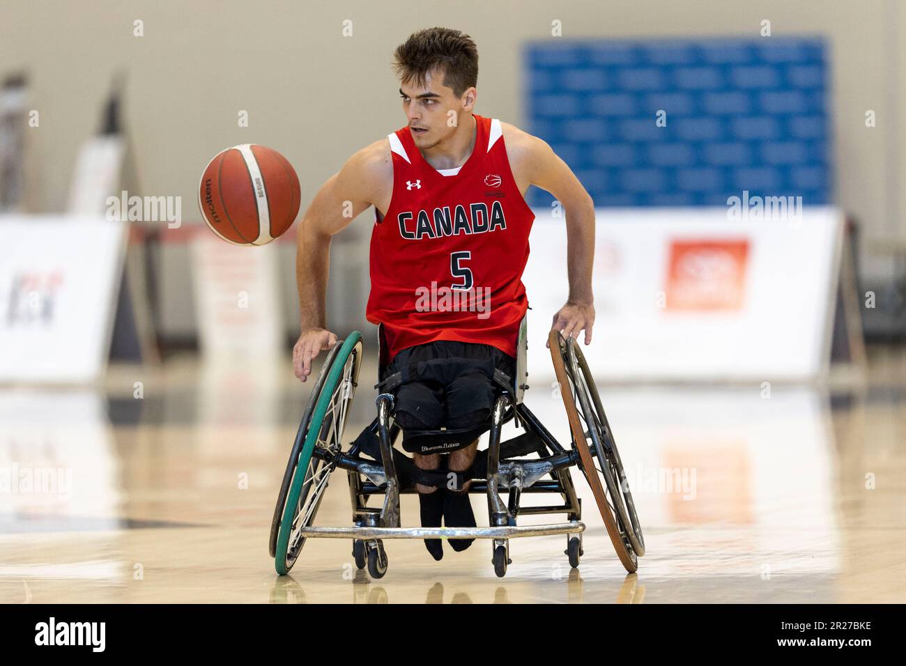 Ottawa, Canada. 17 May 2023. Garrett Ostepchuk (5)of the Canada Men's