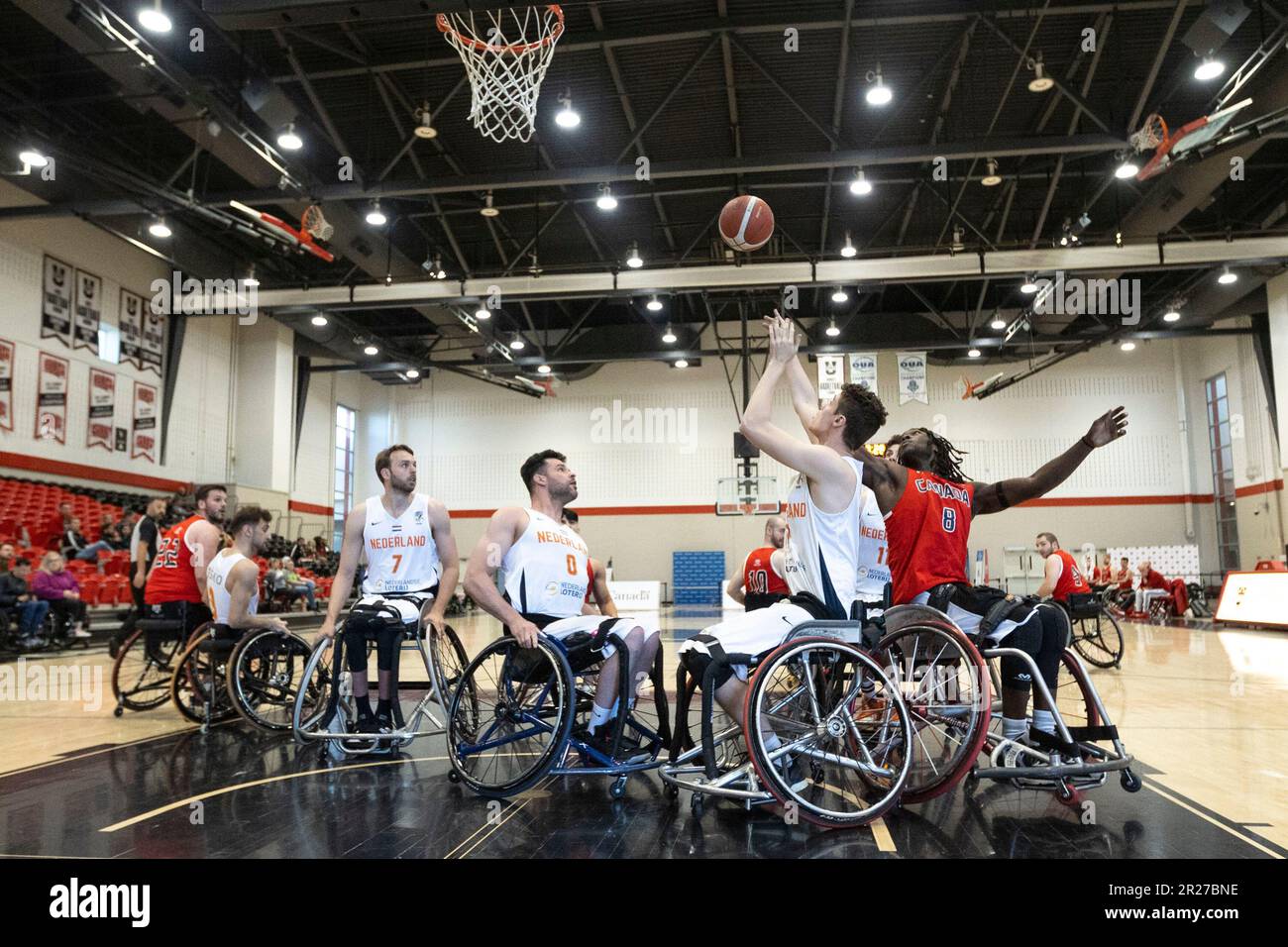 Ottawa, Canada. 17 May 2023. Blaise Mutware (8) of the Canada Men's