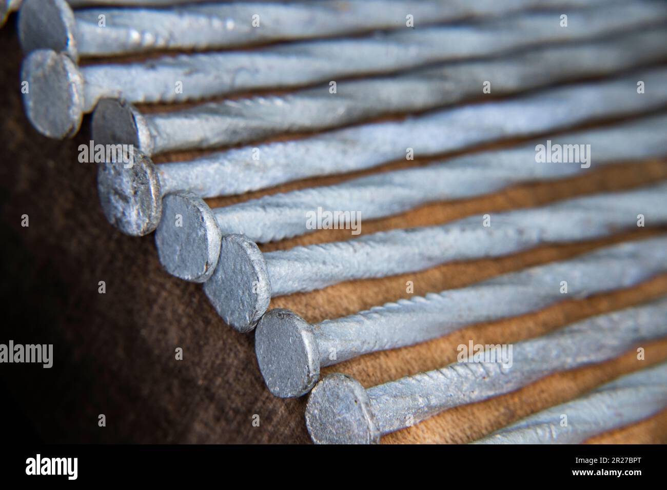 long grey gray galvanized nails spiral 20d 20 penny nails used for