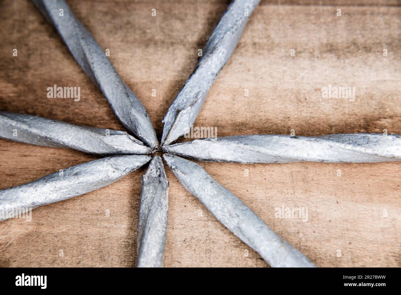 long grey gray galvanized nails spiral 20d 20 penny nails used for