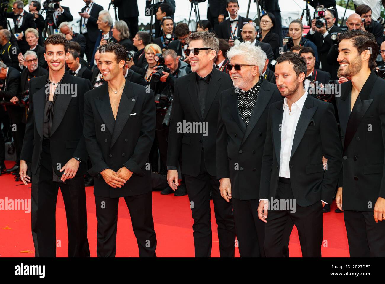 Cannes, France. 17th May, 2023. CANNES - MAY 17: George Steane, José ...