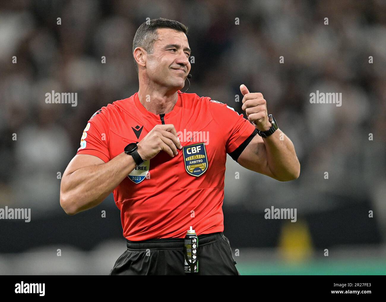 Belo Horizonte, Brazil. 17th May, 2023. Mineirao Stadium Referee Braulio da Silva Machado, during the match between Atletico Mineiro and Corinthians, during the round of 16 match of the Copa do Brasil 2023, at Estadio do Mineirao, this Wednesday, 17. 30761 (Gledston Tavares/SPP) Credit: SPP Sport Press Photo. /Alamy Live News Stock Photo