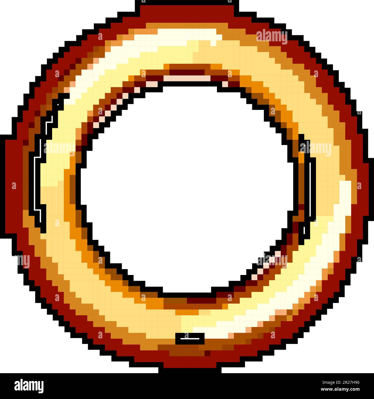 brass grommet ring game pixel art vector illustration Stock Vector Image & Art Alamy