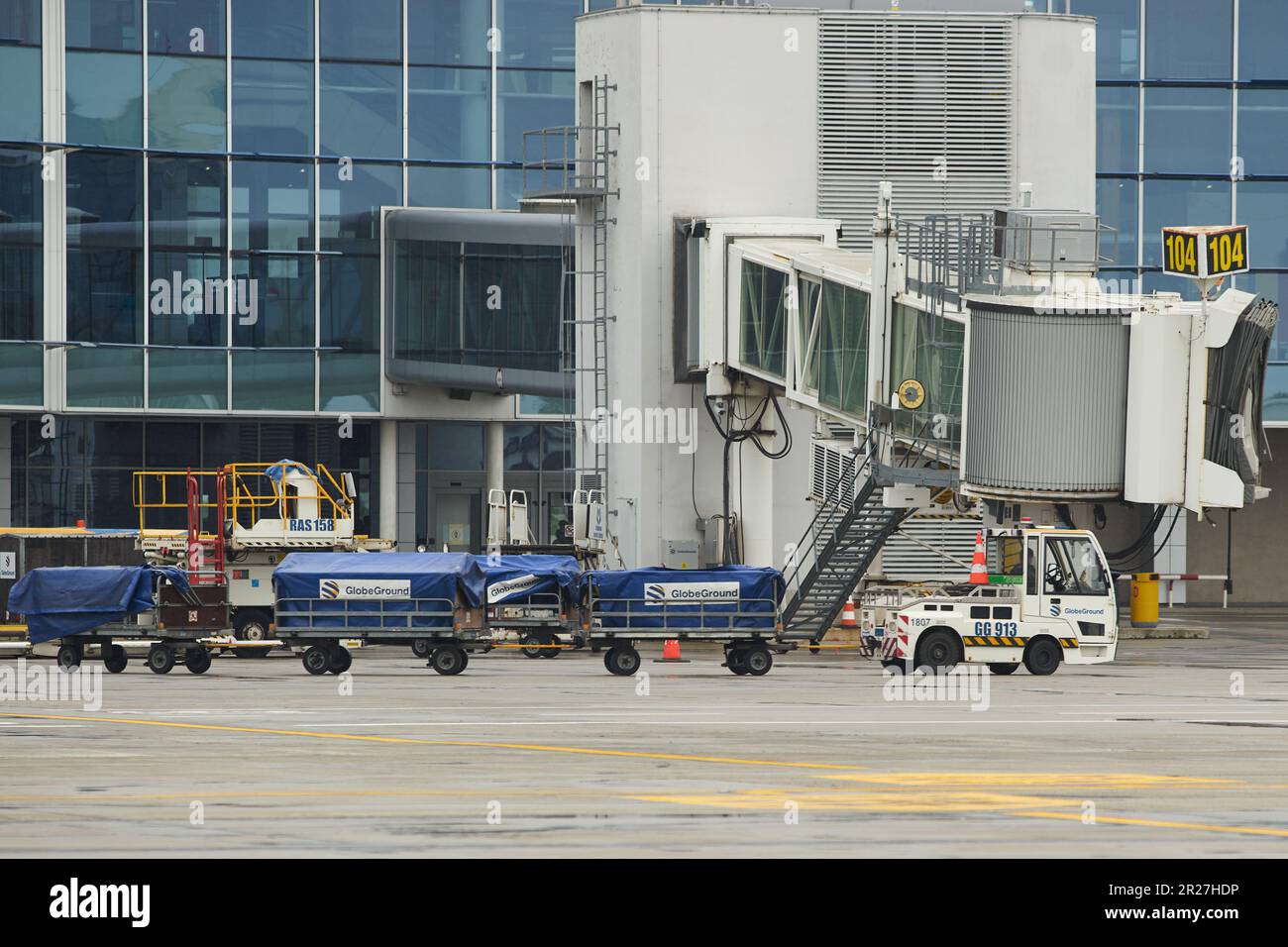 Bucharest, Romania. 17th May, 2023 A terminal passenger boarding