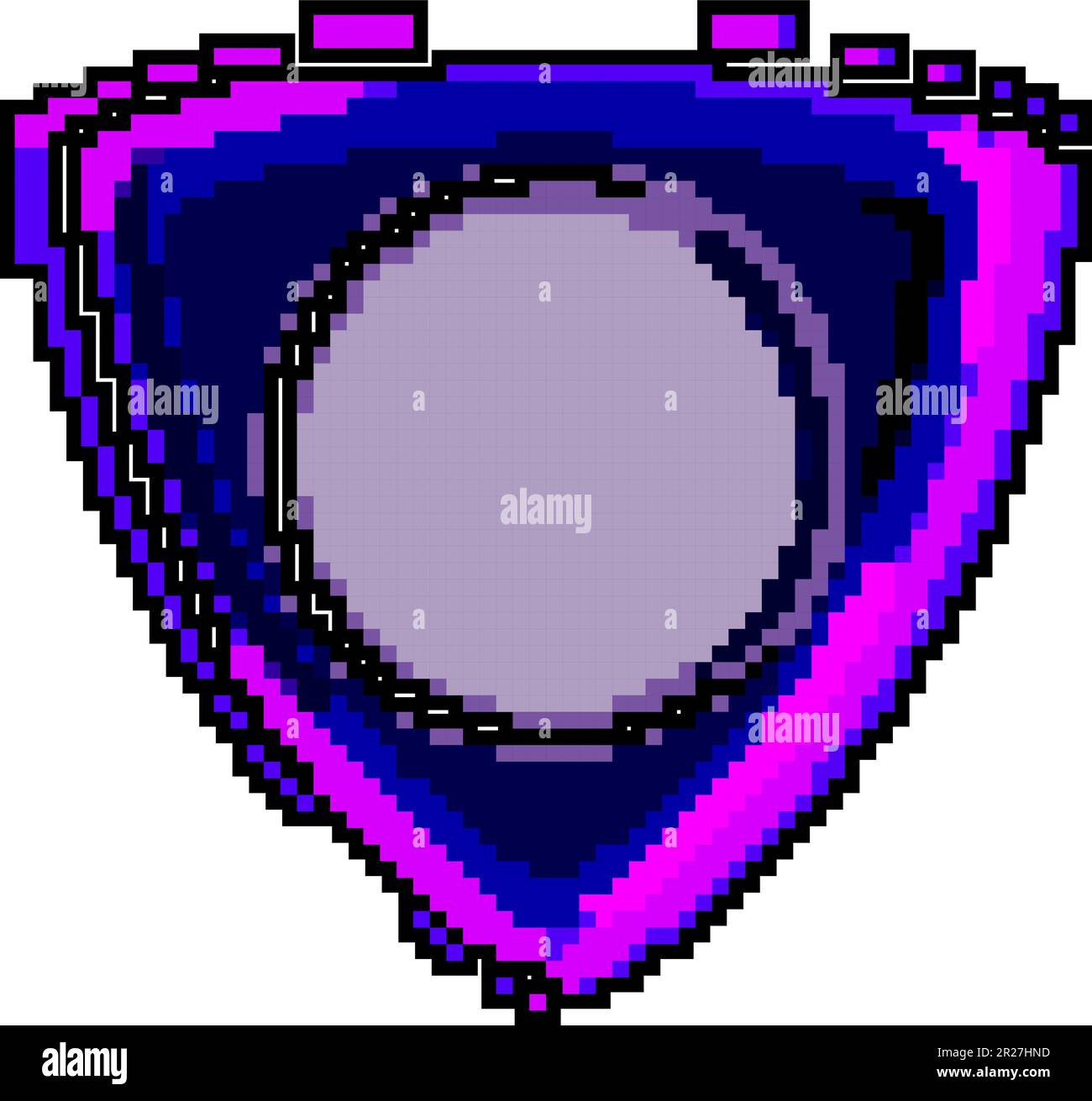 rock guitar pick game pixel art vector illustration Stock Vector Image ...