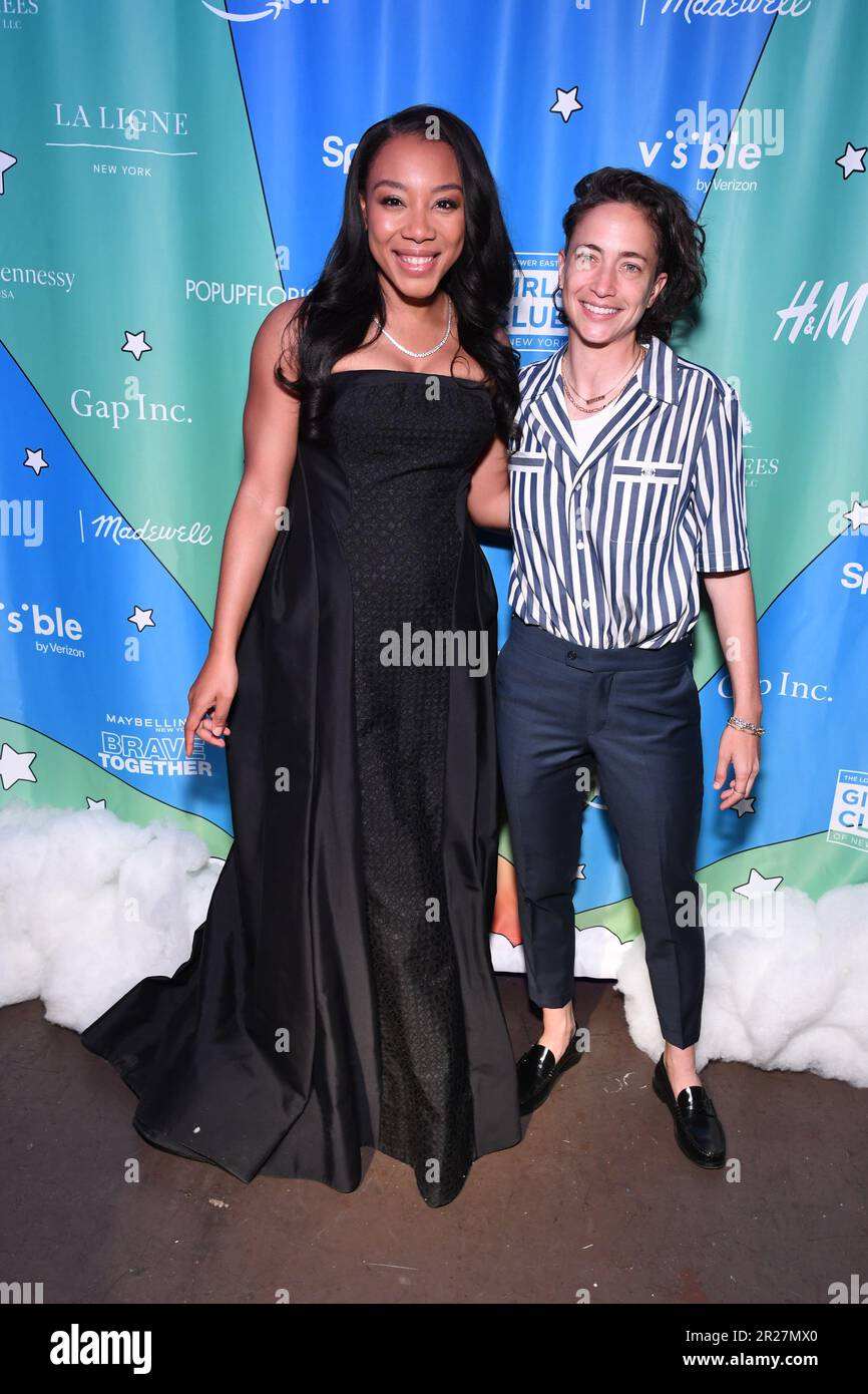 New York, USA. 17th May, 2023. Arielle Patrick and Paola Ramos attend the  Lower Eastside Girl's Club Spring Fling Gala held at Angel Orensanz  Foundation in New York, NY on May 17,