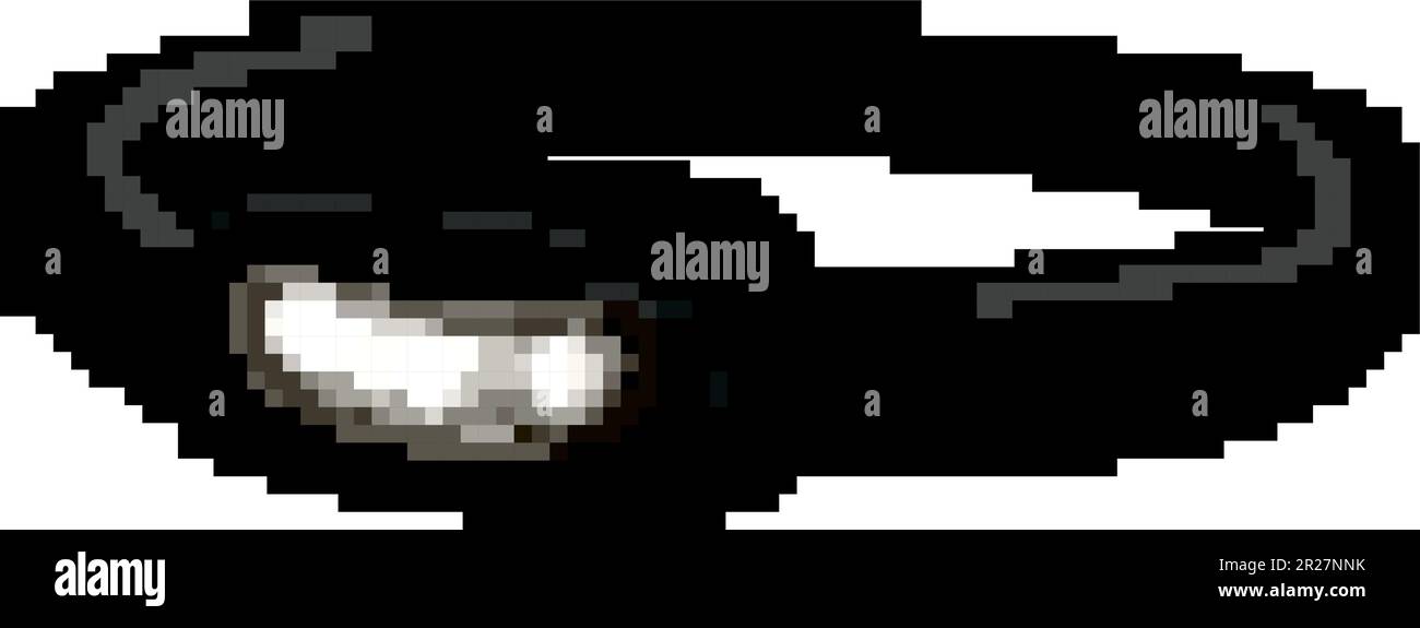 lamp headlamp flashlight game pixel art vector illustration Stock