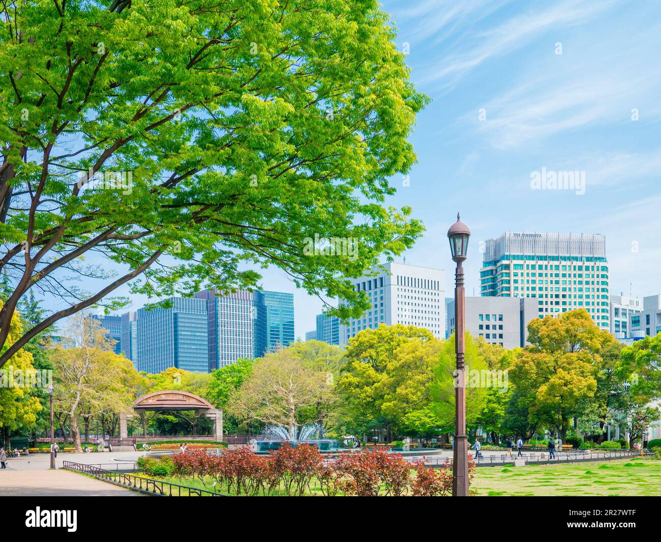 Hibiya park in spring Stock Photo - Alamy