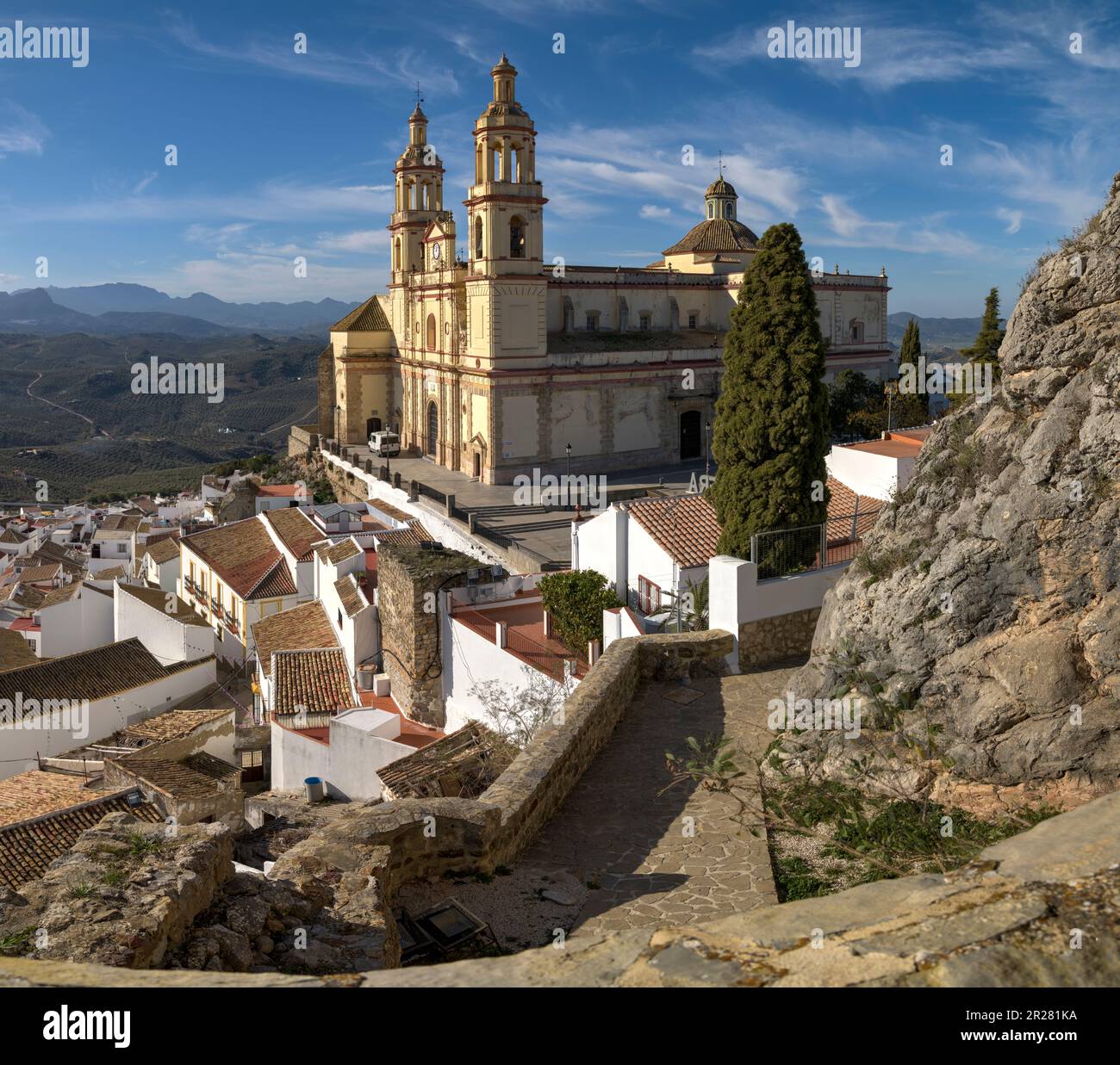 Olvera. Pueblo blanco Stock Photo