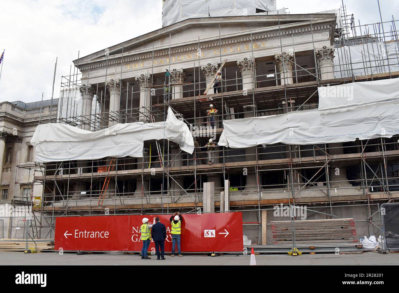 London, UK, 17 May 2023 The National Gallery in Trafalgar Square