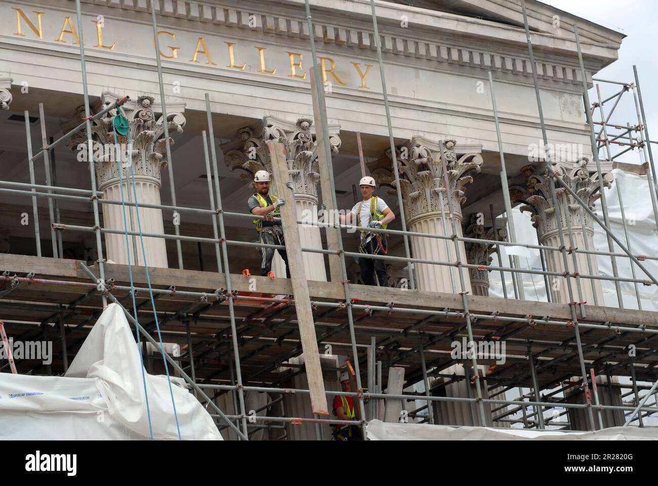 London, UK, 17 May 2023 The National Gallery in Trafalgar Square