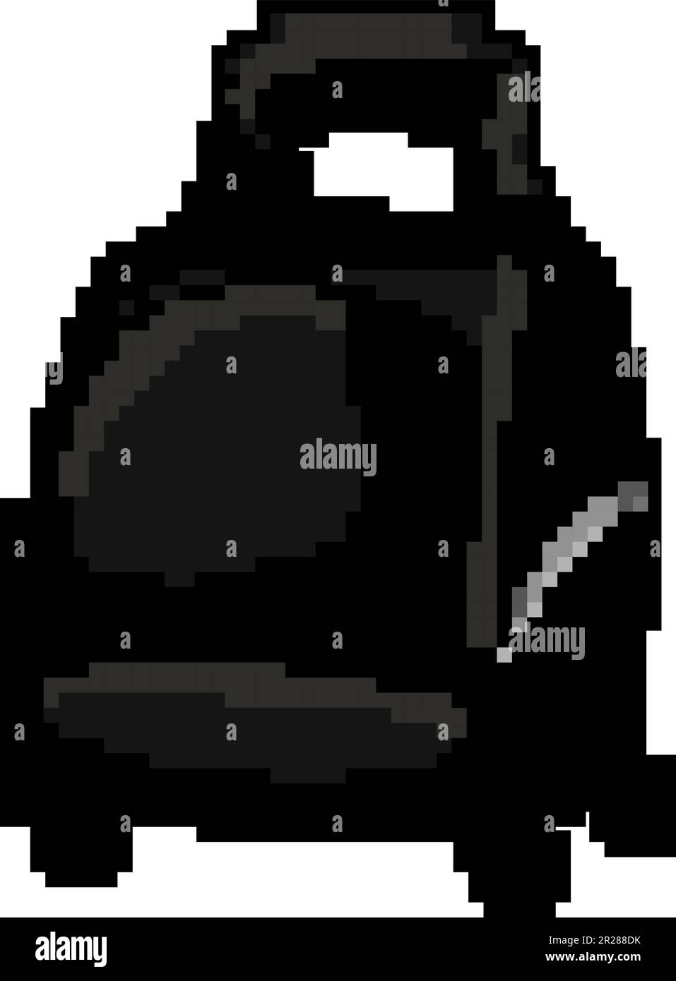 case luggage bag game pixel art vector illustration Stock Vector Image