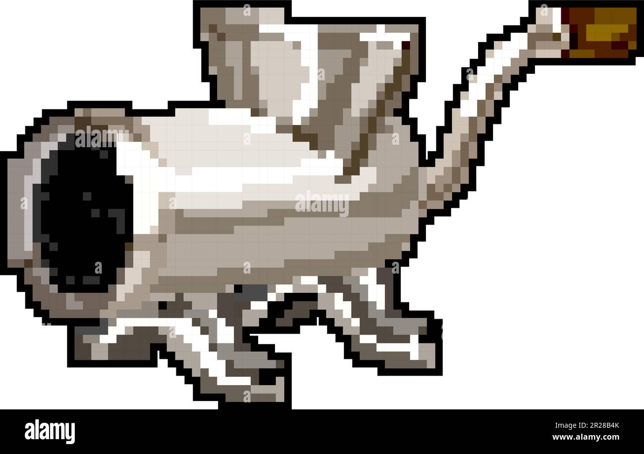 kitchen meat grinder game pixel art vector illustration Stock Vector