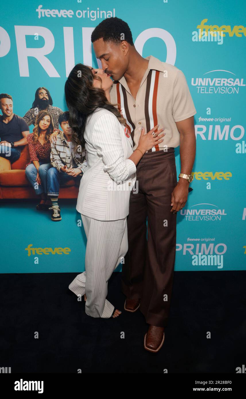 17 May 2023 Santa Monica, California - Christina Vidal, Marcus Emanuel Mitchell. Amazon Freevee 'Primo' TV Series premiere held at the Santa Monica Pier in Santa Monica. (Credit Image: © Fs/AdMedia via ZUMA Press Wire) EDITORIAL USAGE ONLY! Not for Commercial USAGE! Stock Photo