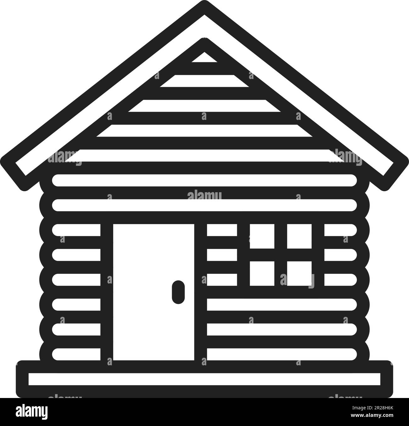 Image of cabin Black and White Stock Photos & Images - Alamy