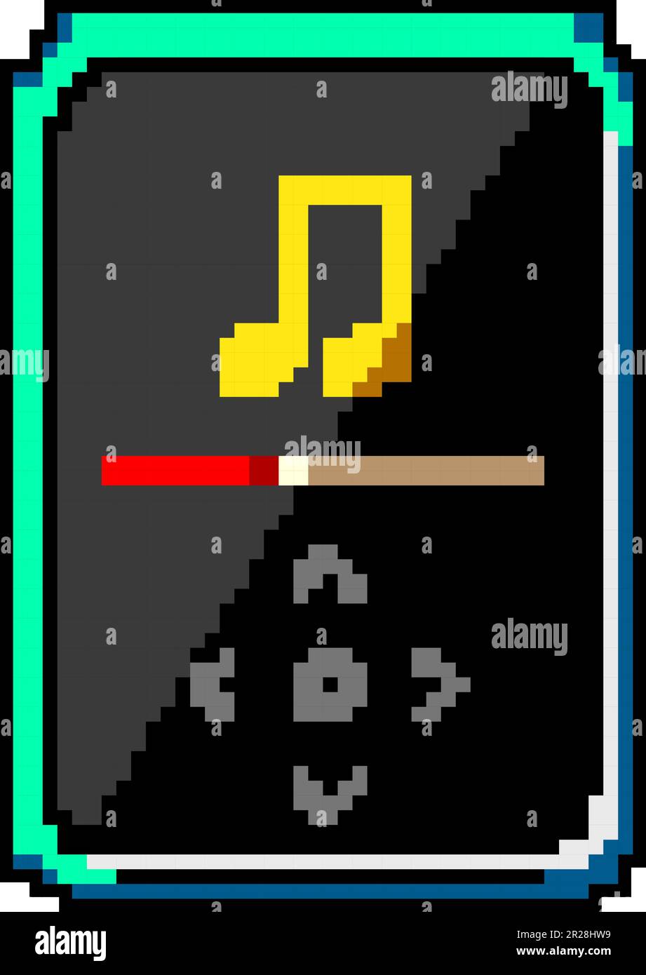 display mp3 player game pixel art vector illustration Stock Vector