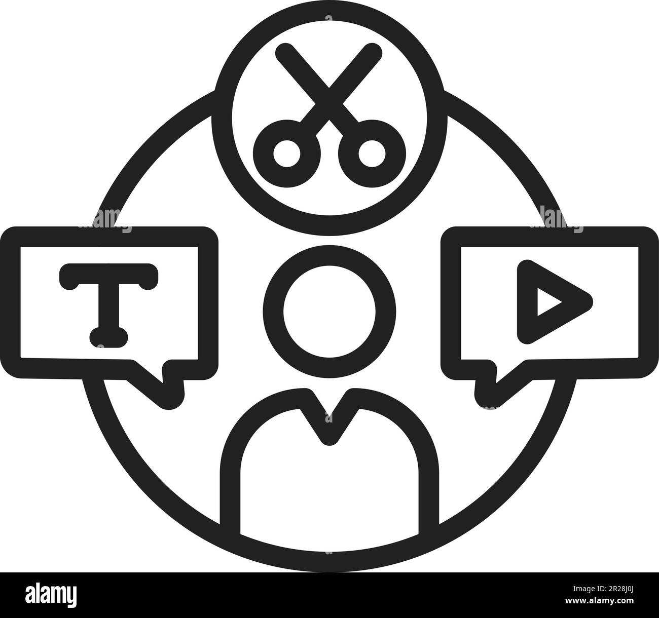 Editor icon hi-res stock photography and images - Alamy