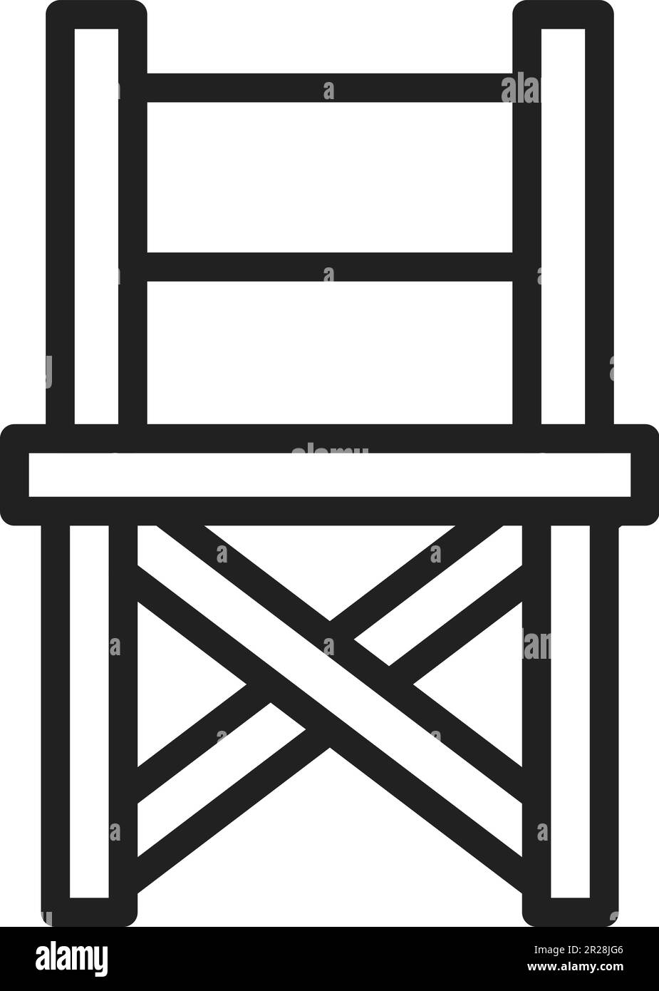 Camp Chair icon vector image Stock Vector Image & Art - Alamy