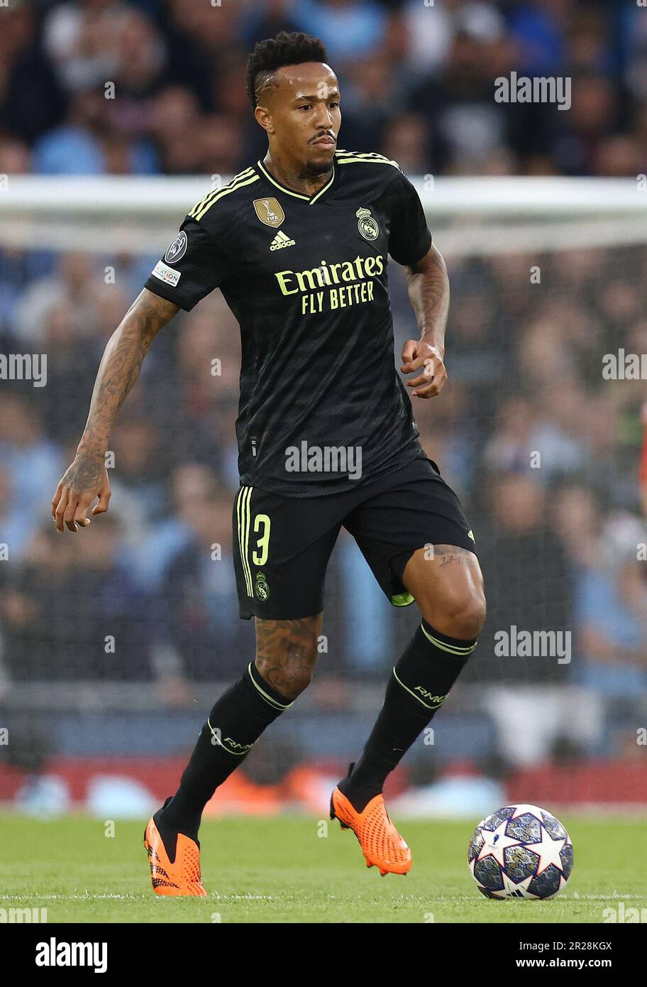 Eder Gabriel Militao of Real Madrid during Copa del Rey match, Semi-Finals,  second leg, between FC Barcelona v Real Madrid. played at Spotify Camp Nou  Stadium on April 5, 2023 in Barcelona