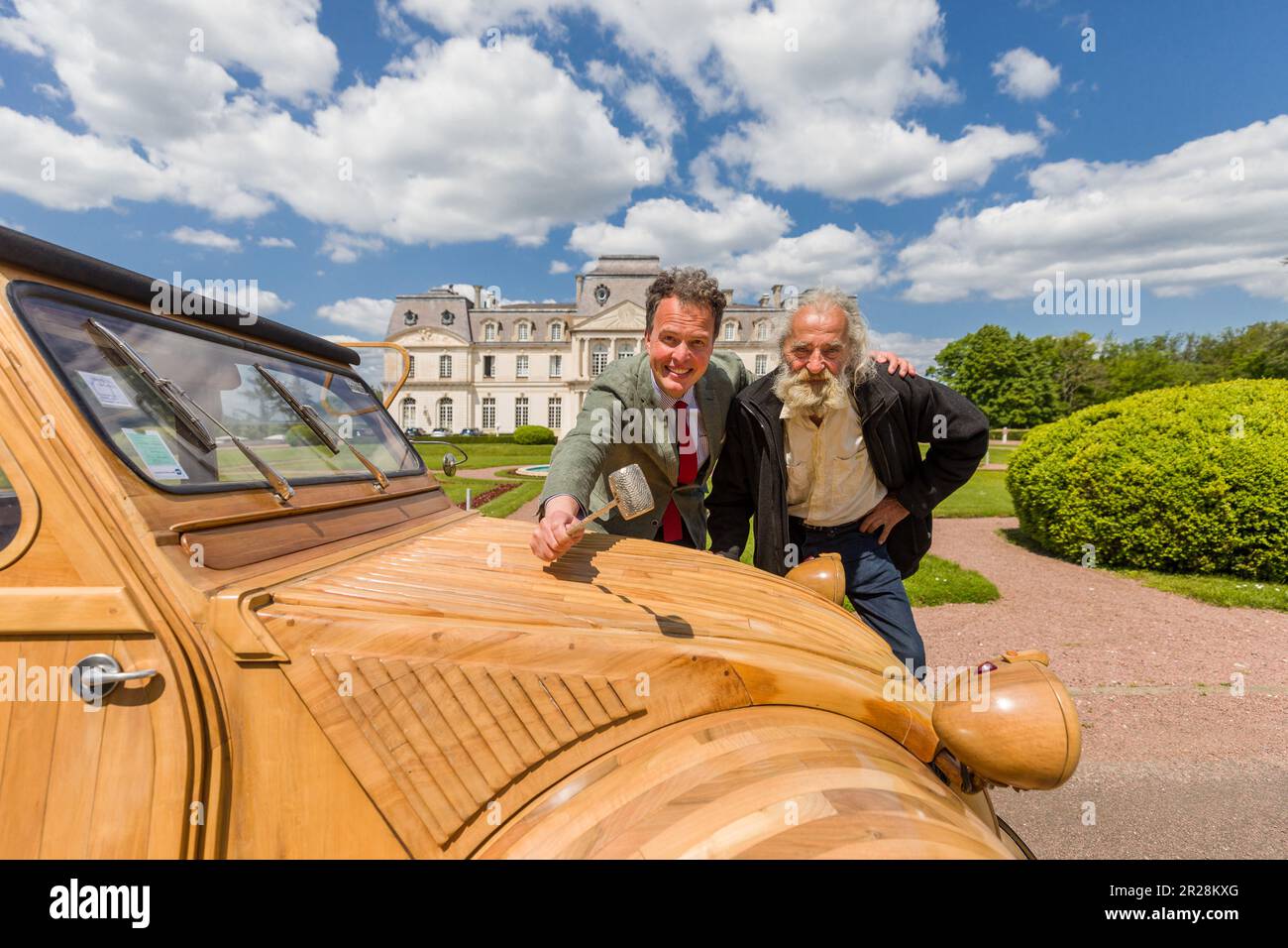 Montbazon France. 17th May 2023. Michel Robillard poses for