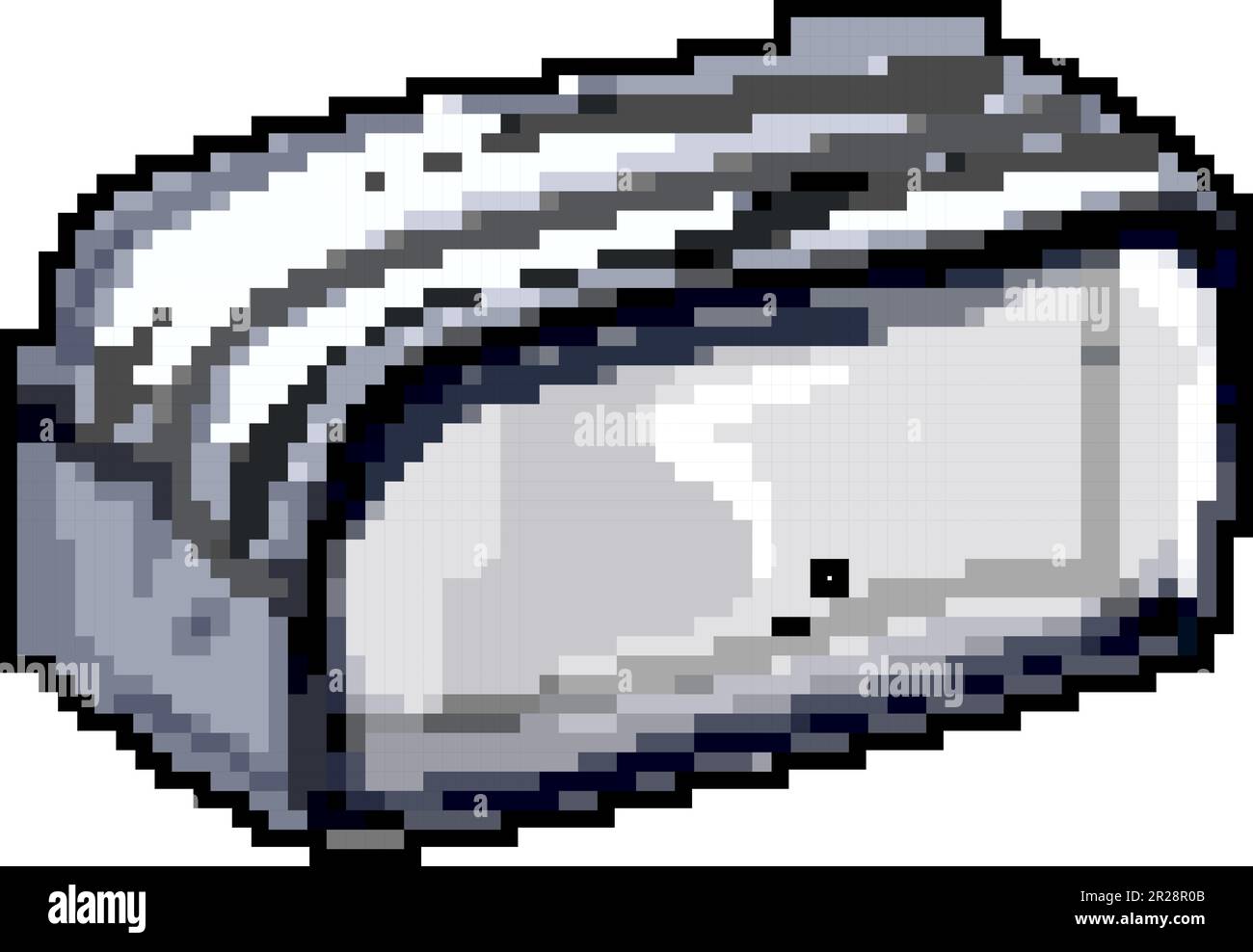 color pencil case game pixel art vector illustration Stock Vector