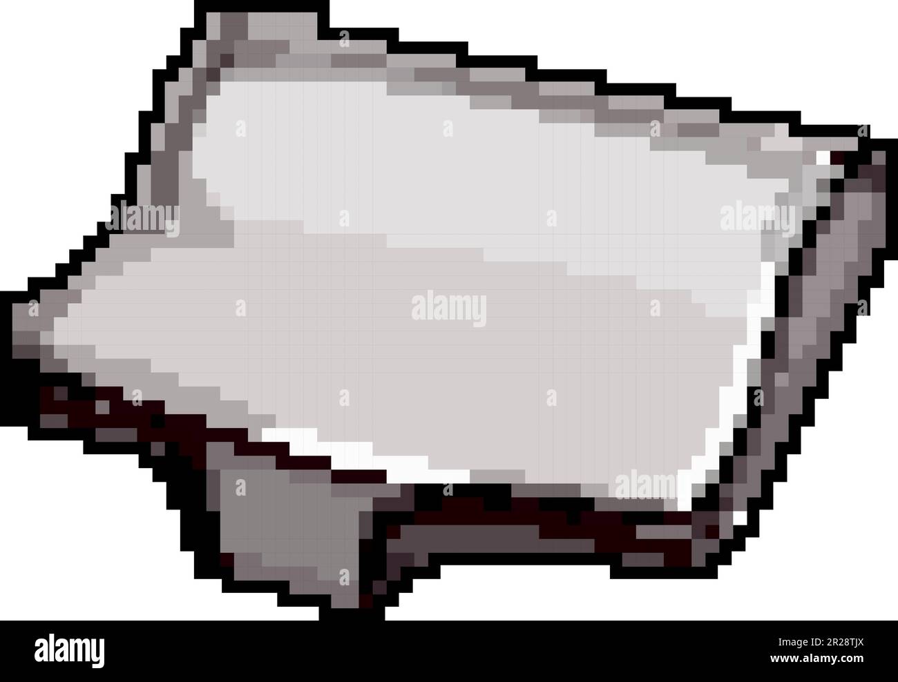 neck pillow orthopedic game pixel art vector illustration Stock Vector