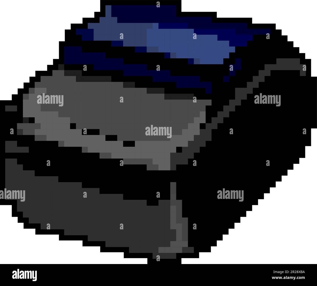 copier printer paper game pixel art vector illustration Stock Vector