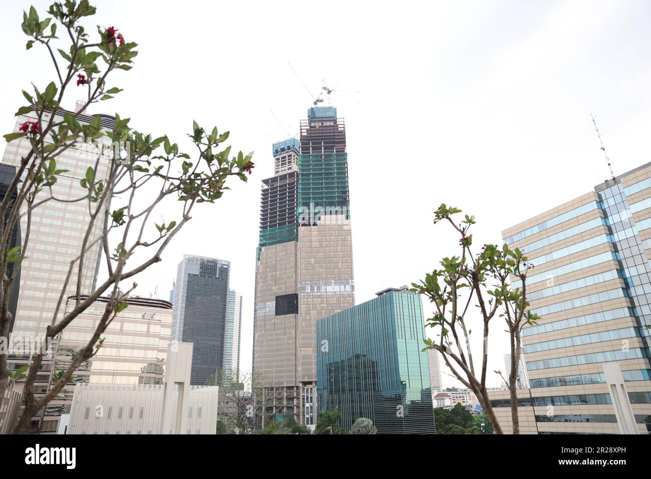 View of Kantor Graha Dinamika, from the top of Sarinah Department Store