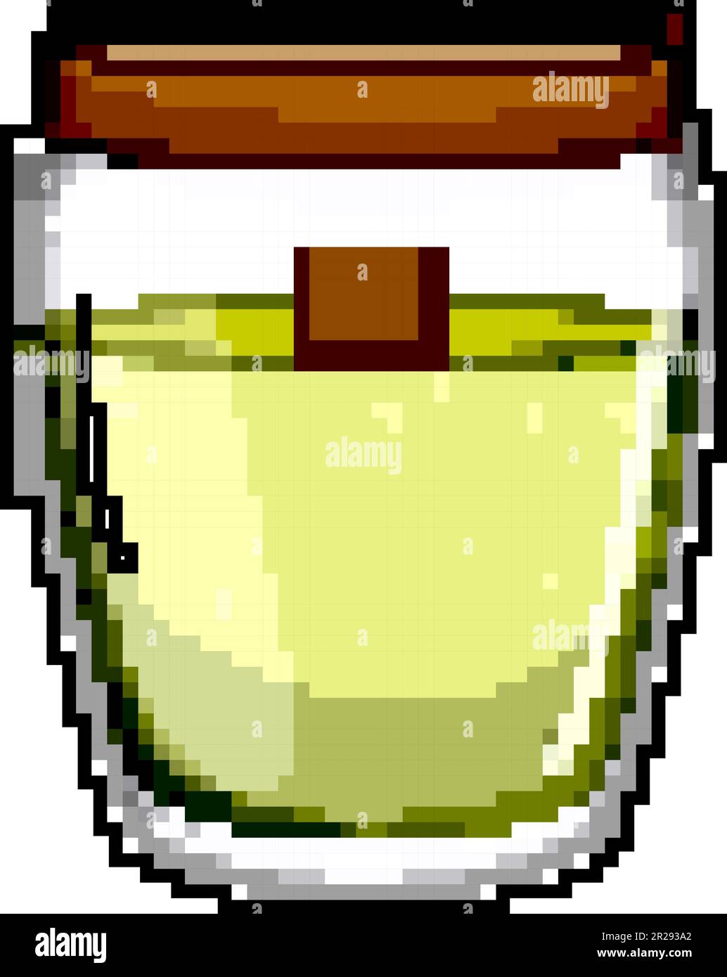 aromatic scented candle game pixel art vector illustration Stock Vector