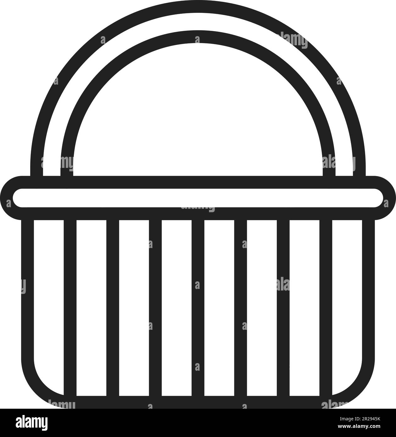 Shopping Basket icon vector image Stock Vector Image & Art - Alamy