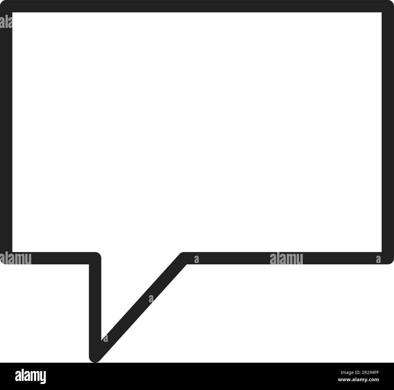 Speech Bubble icon vector image Stock Vector Image & Art - Alamy