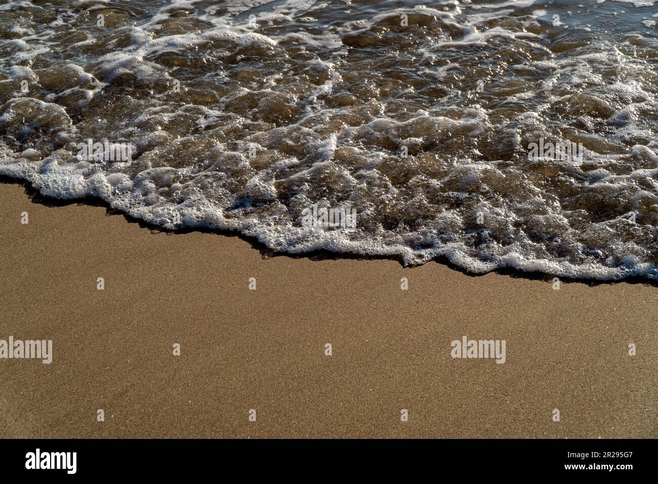 Close up wave on sandy hi-res stock photography and images - Alamy