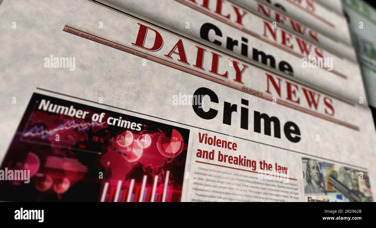 Murder news article hi-res stock photography and images - Alamy