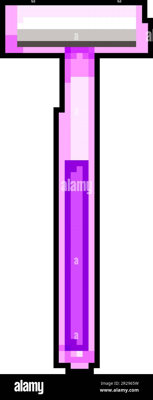 Razor Blade Pixel Art