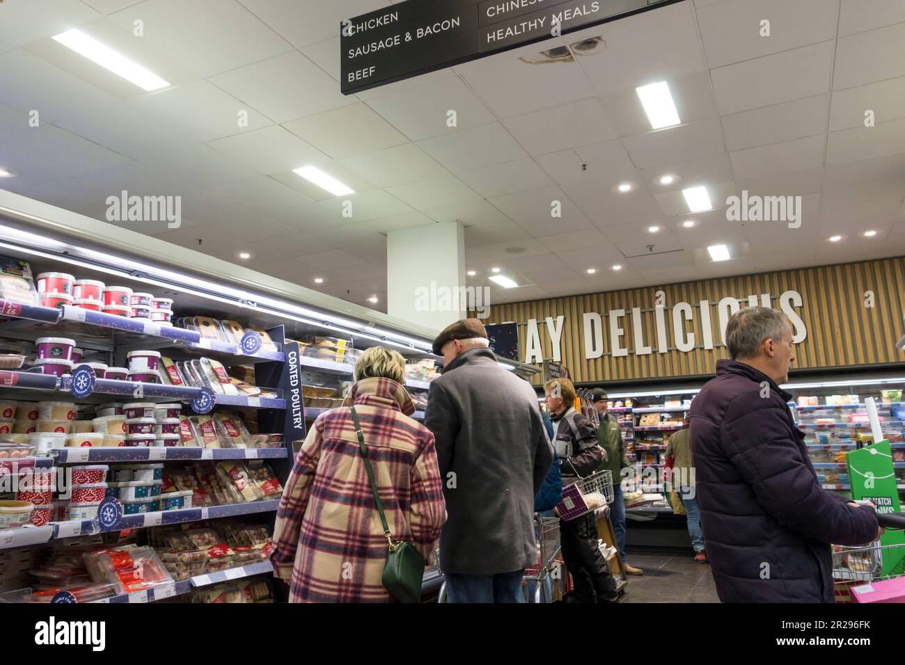 M&S Food Hall, UK Stock Photo Alamy