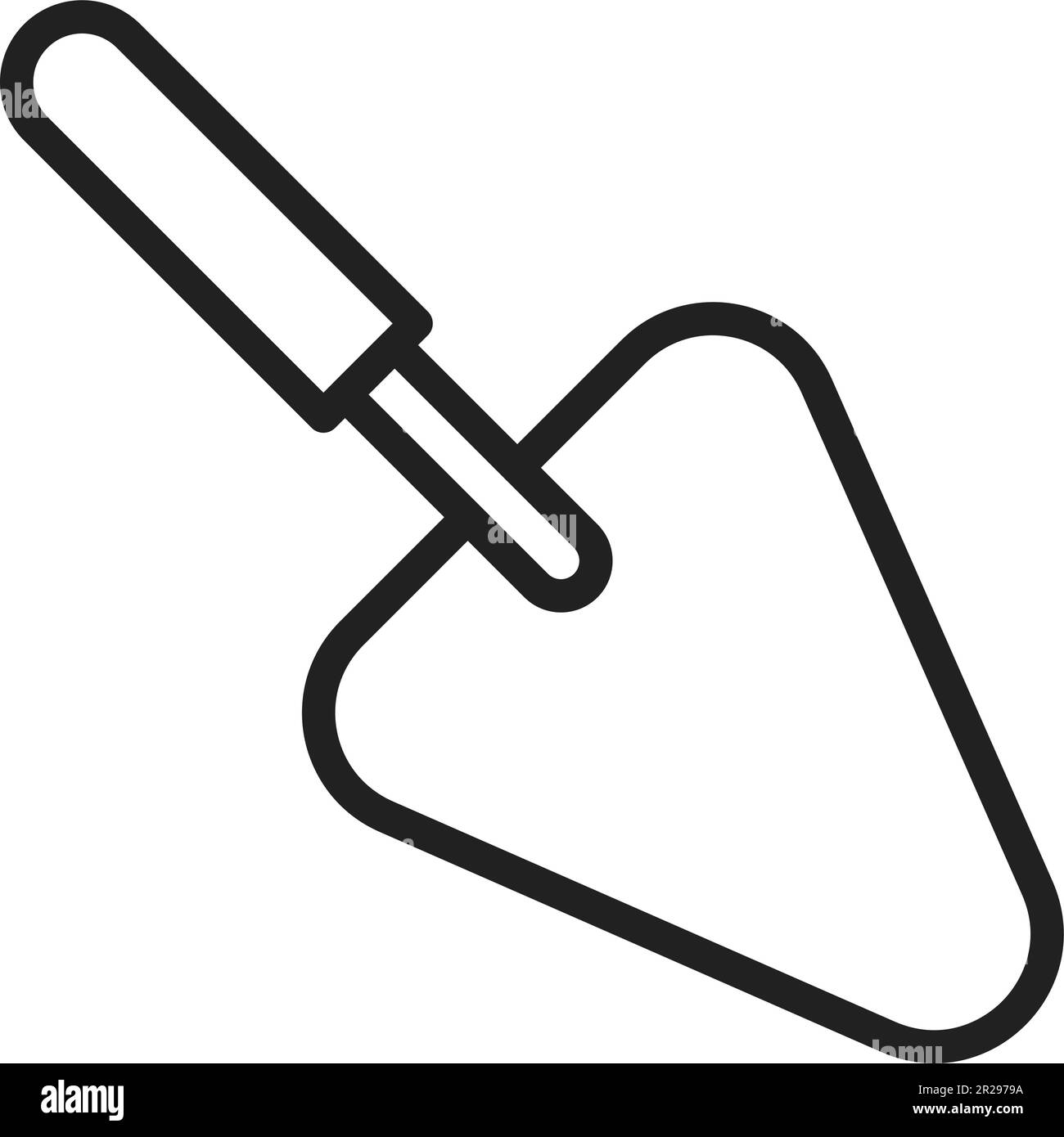 Trowel icon vector image. Suitable for mobile application web application and print media. Stock Vector