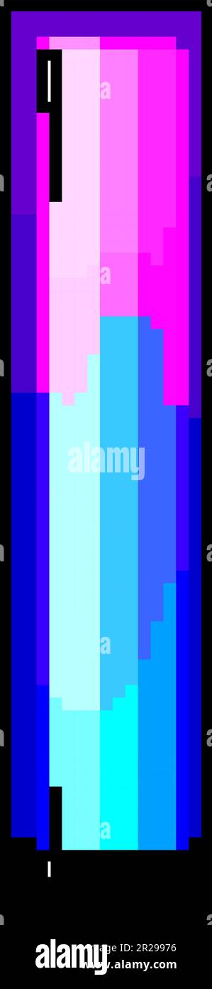 technology smart lamp game pixel art vector illustration Stock Vector