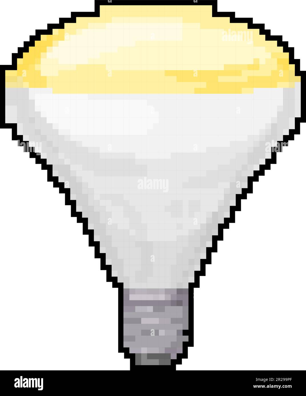 control smart light bulb game pixel art vector illustration Stock Vector