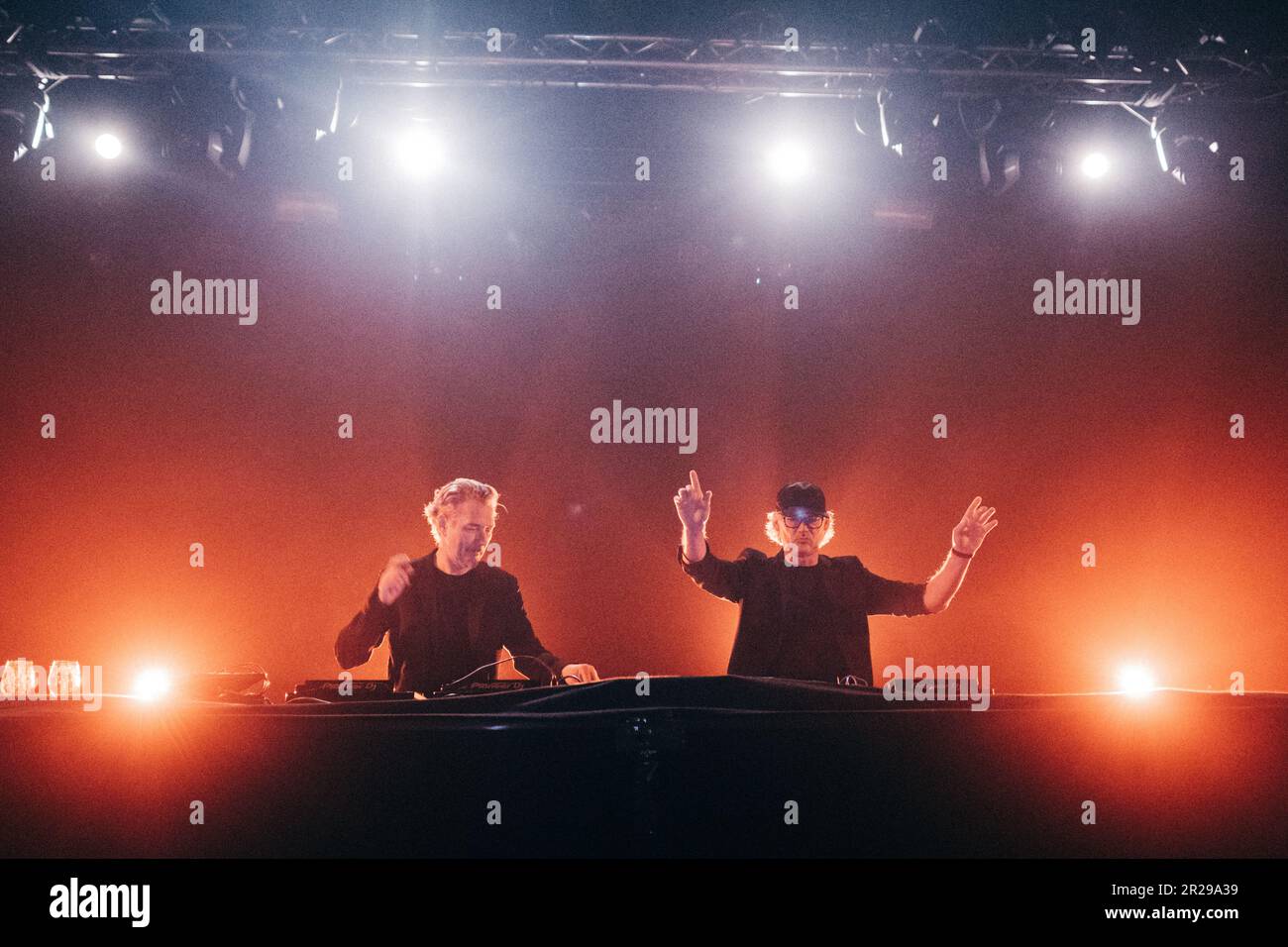 Copenhagen, Denmark. 17th May, 2023. The Austrian electronic music duo